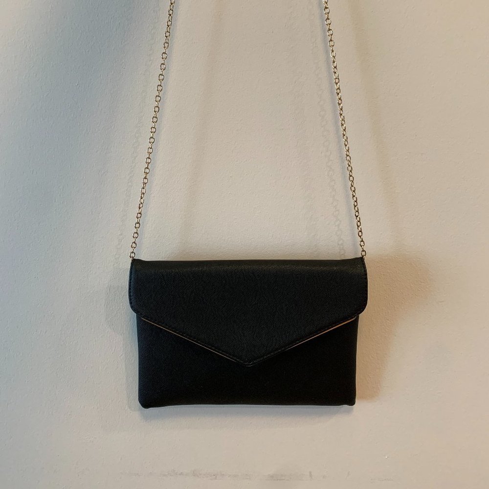 Akira Chicago Black Label Envelope Clutch Purse